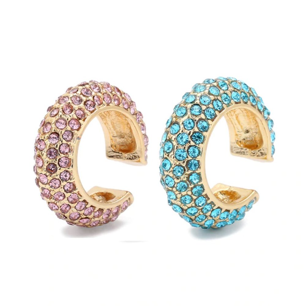 Bohemian Crystal Ear Cuff Earring - Picture 9 of 16